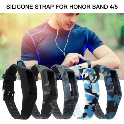Smart Watch band Sport Watch Strap for Huawei Honor Band 4 for Honor Band 5 Replacement Smart Bracelet Wristband Watchband