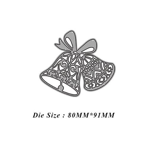 JMCRAFT Christmas Bell Metal Cutting Dies DIY Scrapbook Handmade Paper Craft Metal Steel Template Merry Christmas Dies