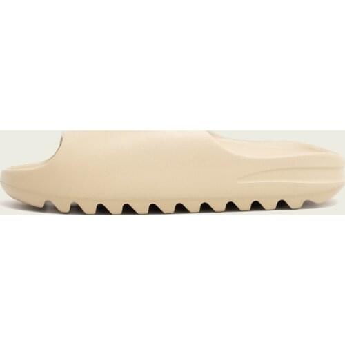 Mens Summer Yzy Slides Breathable Cool Beach Shoes Flip Flops Fish Mouth Bone White Men Slippers Lightweight Plus Size 35-46