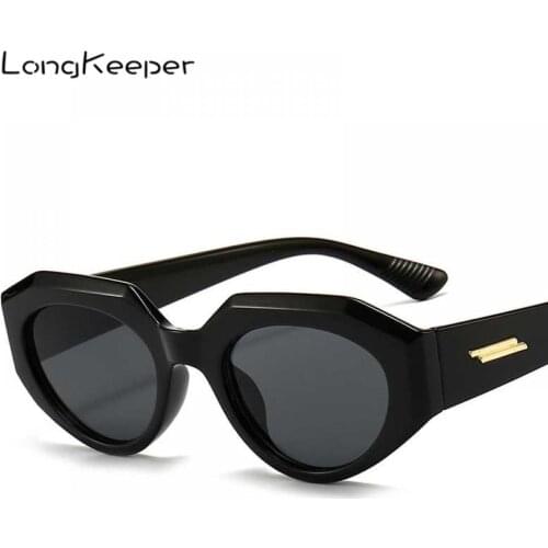 2021 New Luxury Cat Eye Sunglasses Women Brand Design Fashion Travel Small Sun Glasses Men Vintage Punk Oval Eyewear UV400