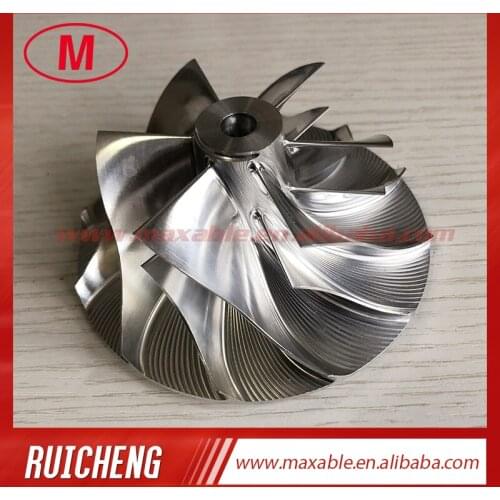 TD08H 66.70/94.04mm 6+6 blades turbo milling/Aluminum 2618/billet compressor wheel for Upgrade 49188-03020