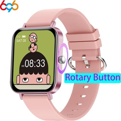 1.69 Inches Rotation Button Smart Watch Smartwatch Heart Rate CF82 Sports Bracelet Wristbands Band For Android Huawei Xiaomi IOS