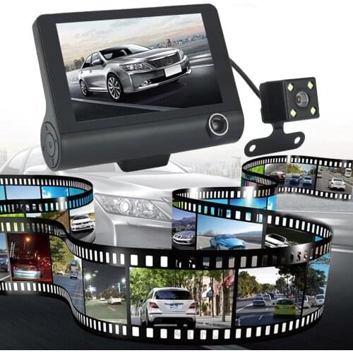4 Inch Car DVR Dash Cam 1080P Video recorder Z33 G-sensor Driving Recorder For Auto Rearview GPS Navigation Registrator
