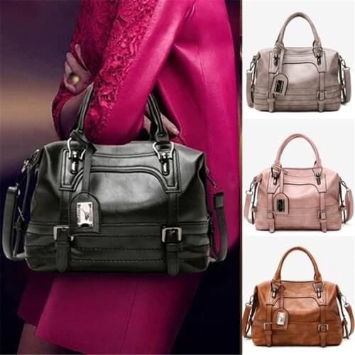 Vintage Women Handbags Famous Fashion Brand Candy Shoulder Bags Ladies Totes Simple Trapeze Women Messenger Bag