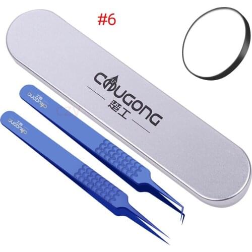 Titanium alloy cell clamp blackhead tweezers special acne squeezing superfine closed mouth acne needle for beauty salon