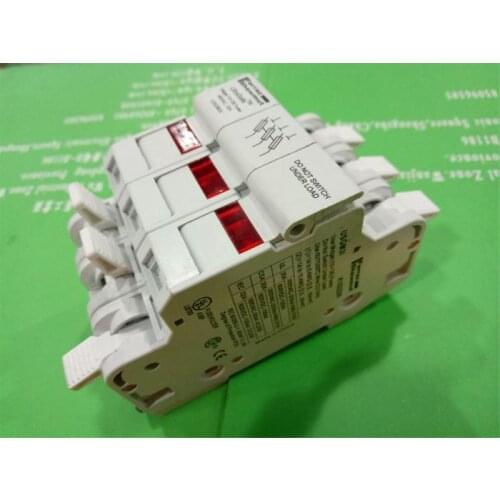 Free shipping 5pcs USGM3l Ferraz 10x38 fuse base rail installation 32A690V French Roland genuine 3P