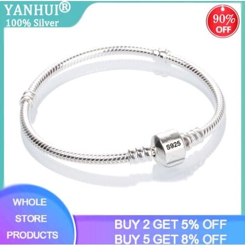 Never Fade Allergy Free With Certificate 100% Authentic 925 Sterling Silver Chain Bracelet DIY Beads Charms Bracelet Women Gift