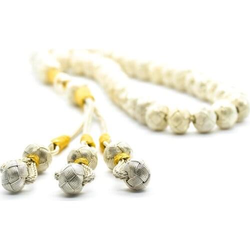 Rosary 1000k Silver Hand braid Trabzon Kazaziye Silver Rosary (Tasbih)