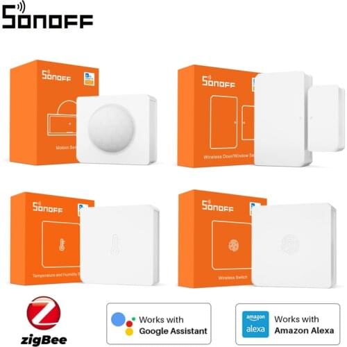 SONOFF Zigbee Suit Smart Home Security Protection Alarm Sensor For EWelink SONOFF ZBBridge Required Work With Alexa Google Home