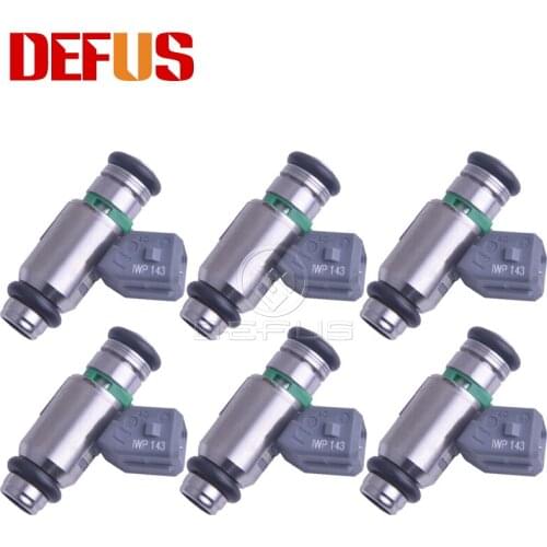 DEFUS 6pcs IWP-143 Fuel injector Nozzle Bico For Renault Clio2 Laguna Megane Scenic 1.4 1.6L 81KW 110CV 04 NEW 100%Tested IWP143