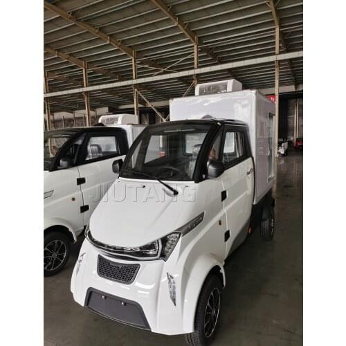 Electric Food Car Mini Cargo Delivery Truck Box Pup Truck Utility Cargo Delivery Cars Electric Car for Adult