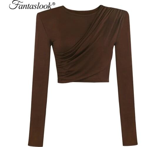 Женские рубашки с рюшами Fantaslook China At AliExpress