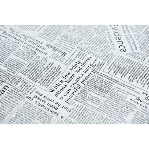 Newspaper English Photo Photograph Background Backdrop Props Studio Cloth Decor