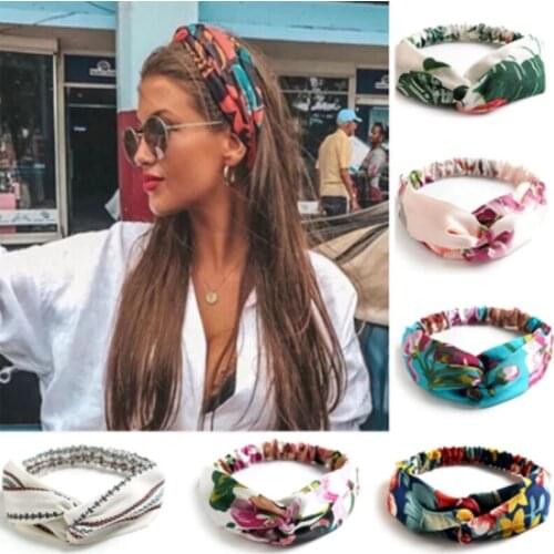 Adult Ornament Headwear Fashion Girls Hairbands Women Printing Headband Colors Hair Accessories Bohemian