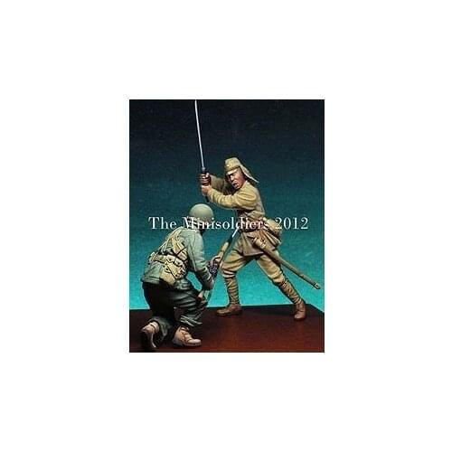 Scale Models 1/35 WW2 US and Japanese Figure Resin Model Kit Free Shipping