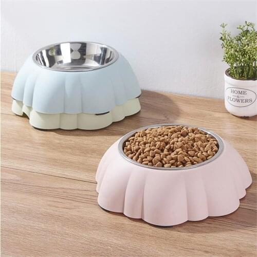 Pet Dog Duble Bowl Kitten Food Water Feefer Stainless Steel Small Dogs Cats Drinking Dish Feeder for Pet Supplies Feeding Bowls