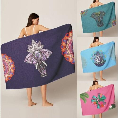 Towel Indian Style Mandala Beach Towel Blanket Hippie Bath Towel Rectangular Picnic Mat Blanket Napkin Yoga Mat 70x140cm Color