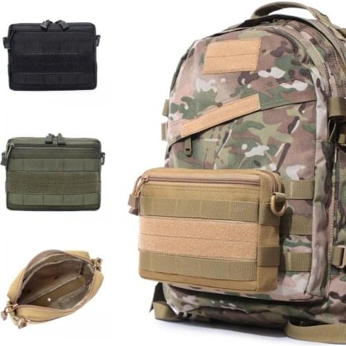 EDC MOLLE Waist Bag Military Tactical Tool Accessory Bag for Outdoor Sports Medical First Aid Phone Holder Case Hunting Bag