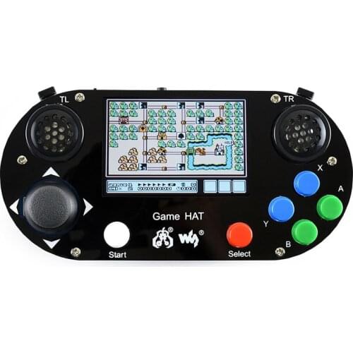 Raspberry Pi 3 B Game HAT Retreo Gamepad with 3.5 inch LCD 480x320 IPS Screen Game Console for Raspberry Pi 3B+/3B/Zero W