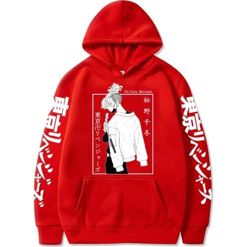 Tokyo Revengers Anime Hoodies Cosplay Chifuyu Matsuno Print Women Men Sweatshirt Loose Oversize 4XL Casual Pullover 2021 Sweater
