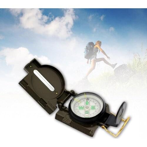 1 Pcs New Multifunctional Portable Compass Outdoor Camping Folding Compass Hiking G6G8