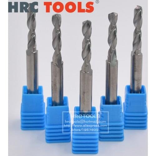 1pcs solid carbide twist drill hard metal cutter tools bits for aluminum Drilling 5D Cast Iron Drill End mill Tools Cutter