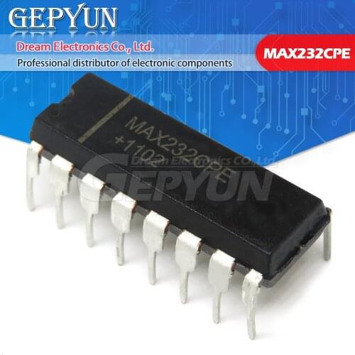 10PCS MAX232CPE DIP16 MAX232C DIP MAX232 DIP-16 MAX232EPE RS-232 Drivers/Receivers new and original