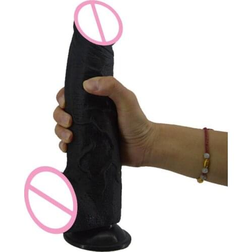 250*50mm huge horse black dildo realistic male genital fake dicks male artificial penis Clitoral stimulation sex toys for women