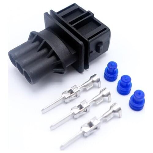 3.5 Series 3 Pins Way Waterproof Auto Connector Plug Single Card Slot Tyco/AMP 282729-1