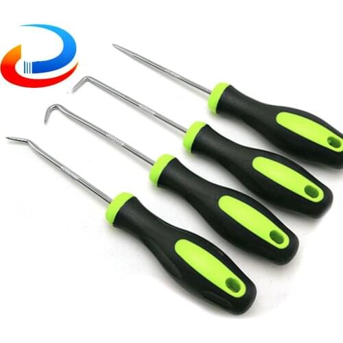 4 Pcs Multipurpose Hook Set Gasket Pick Tool Automotive O-Ring Car Sealing Extractor Craft Hand Non-Slip