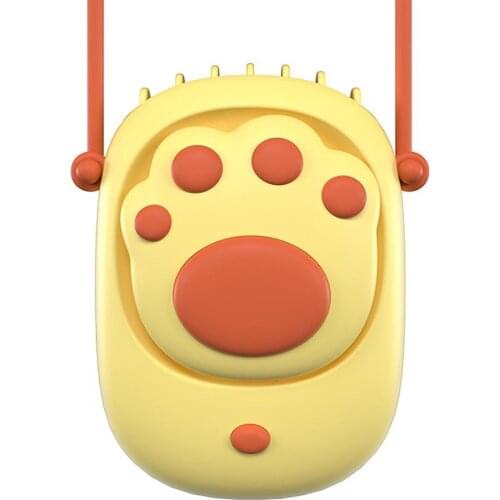 50% Hot Sale Handheld Fan Cats Claw Shape Portable 3 Wind Speeds Mini Hanging Neck Fan USB Rechargeable for Home Outdoor