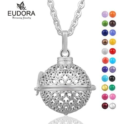 Angel Caller Copper Eudora Harmony Ball Baby Pendant For Pregnant Women Flower Floating Bola Locket Pendants