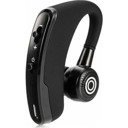 A Black V9 Legendary Hanging Ear Bluetooth Headset Voice Universal Car High-end Ultra-long Standby Business Headset