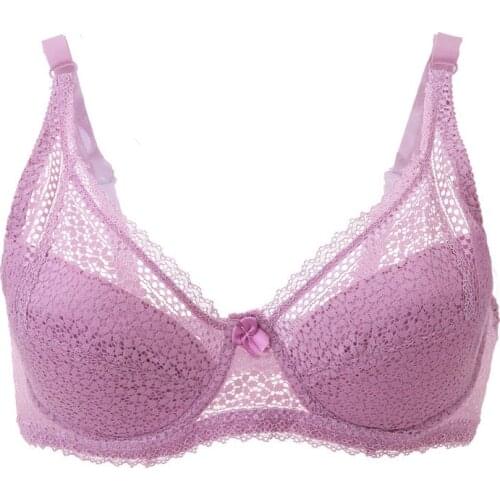 C D Cup Push Up Padded Bra For Women Ladies Breathable Sexy Underwear Female Fashion Thin Lace Bralette Comfortable Intimates