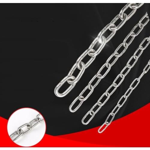 1 meter 304 stainless steel chain, decorative chain, lifting chain, anchor chain, stainless steel iron chain