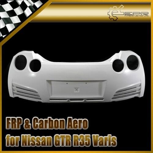 For Nissan R35 GTR VRS Style 14' Version Glass Fiber Rear Bumper Body Kit Car Tuning Part GTR R35 Fiberglass Varis Rear Bumper