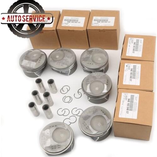 For Porsche Panamera 2010-2013 M46 3.6L 94810393130 94810394120 Engine Pistons Set STD Size 96MM Pin 23MM 94810304857