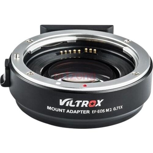 EF-EOSM 0.71x auto focus Focal Reducer Booster Lens Adapter Ring for canon EF Lens to EF-M EOSM/M2/M3/m5/M6/M10/m50/m100 camera