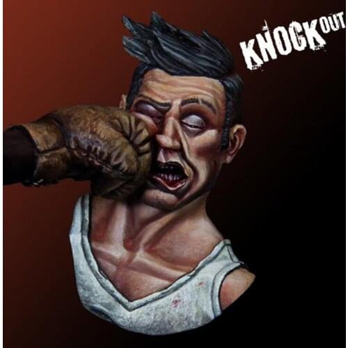 Crazy King Model 1 / 12 resin figure bust model Knockout knockdown GK white model hand to do the spot X130