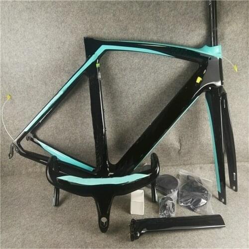 25 colors XR4 frame taiwan made Carbon Road Frame + 5d 6d handlebar T1100 UD carbon bicycle frame