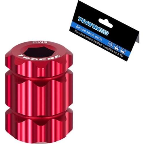 TOOPRE Bike Integrated Hollow Torx Crank Cover Disassembly Tool Aluminum Alloy Chainwheel Wrench Iamok Bicycle Repair Tools