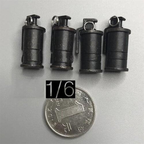 Hot Sales 1/6th 4PCS/SET Black Bomb Toys Model 3Atoys For Usual Doll Soldier Accessories