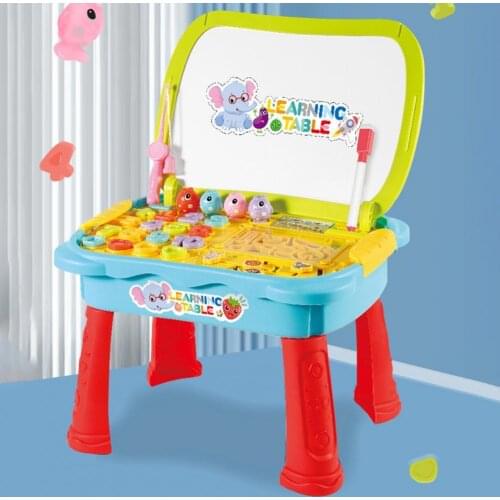 Multifunctional Early Education Game Table Children Drawing Writing Board Toy