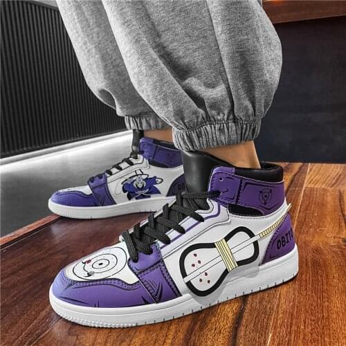 High-Quality Breathable Men High Top Sneakers Colorful Casual Sneakers Men Comfortable Printed High Shoes zapatillas de deporte