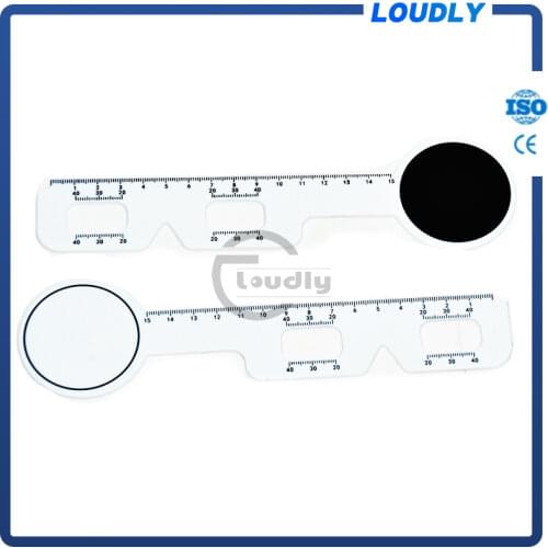 Loudly brand 2 pcs Plastic pd ruler pupil distance ruler eye occluder