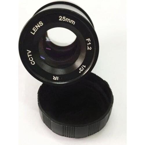 Optical Infrared Night Vision DIY Camera Lens F1.2 Metal IR CS CCTV Lens 6mm 8mm16mm 25mm Network Monitoring Lenses