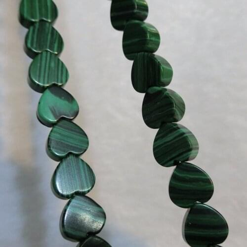 Wholesale 240pcs Fashion Labradorite Malachite Natural Stone Heart Beads For Making Jewelry Accessories Findings Free Shipping