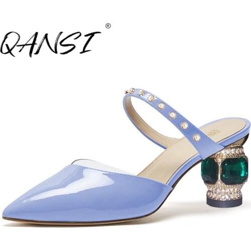 QANSI Low-heeled Shoes