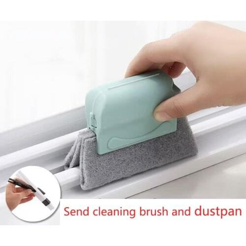 Creative Window Cleaning Brush Window Groove Cleaning Cloth Window Cleaning Brush-Quickly Clean All Corners And Gap Cleaner Tool