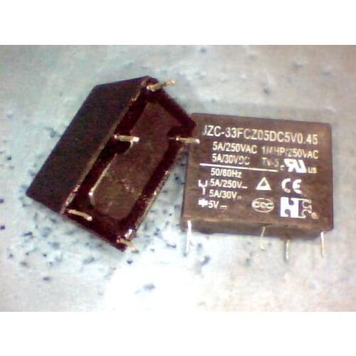 Relays JZC-33FCZ05DC5V0.45 33F-1C